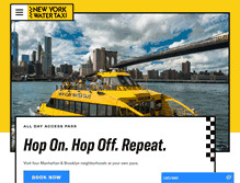 Tablet Screenshot of nywatertaxi.com